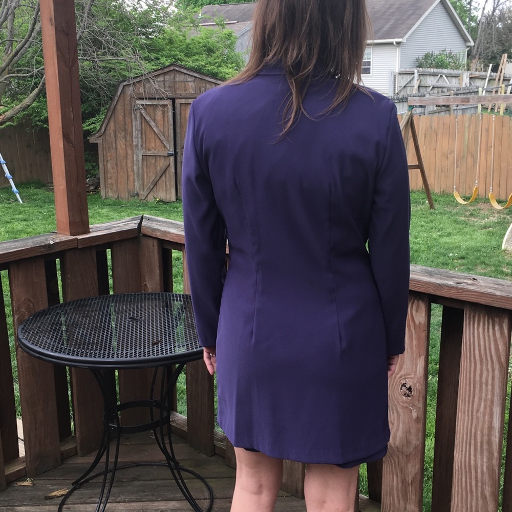 A5️⃣🌟! VTG Purple Sheath Dress & Jacket Set! EUC! - Picture 8 of 10